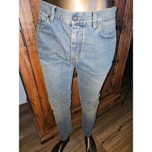 SAINT LAURENT Paris Made in Italy distressed slim fit JEANS - Size 34